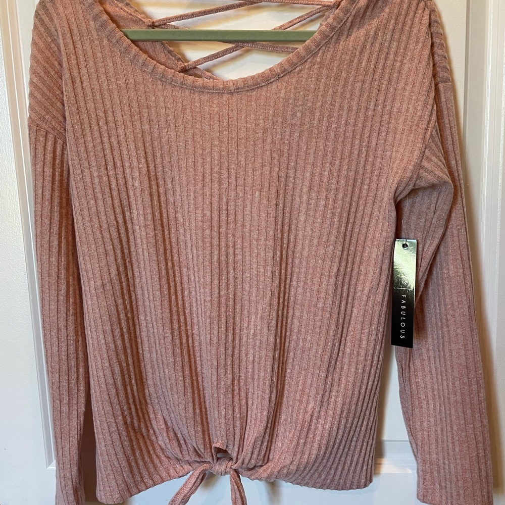 NWT blush pink sweater